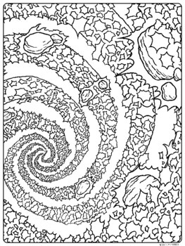 117 Galaxy Coloring Pages Printable 58