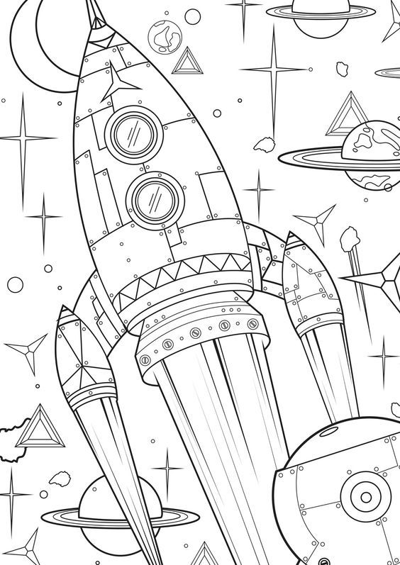 117 Galaxy Coloring Pages Printable 73