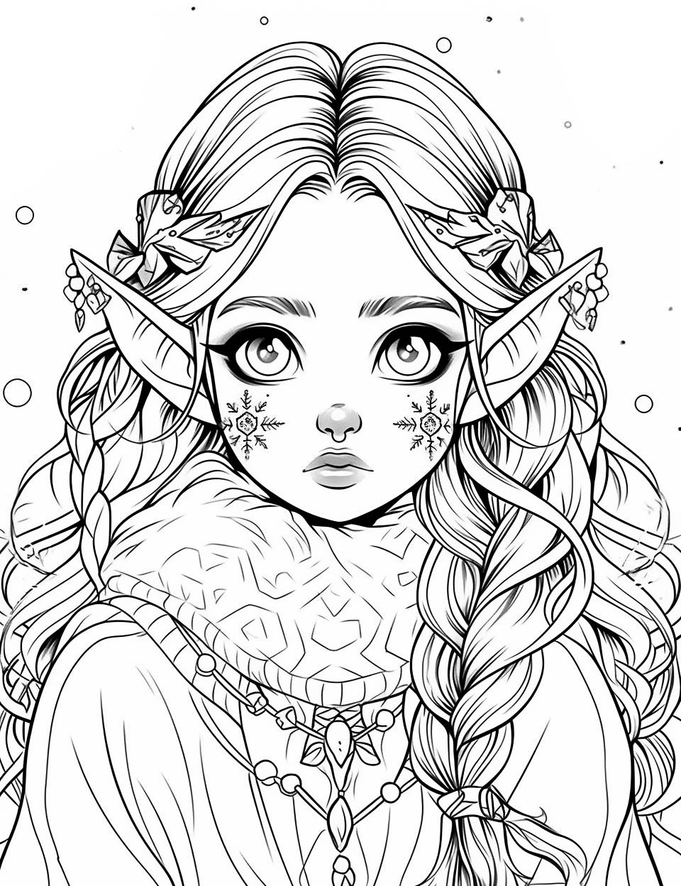 121 Free Elf Coloring Pages For Kids Printable 100