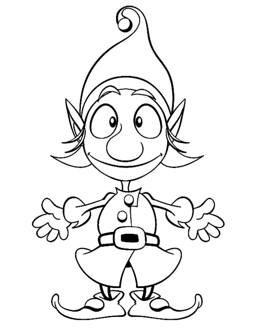 121 Free Elf Coloring Pages For Kids Printable 103