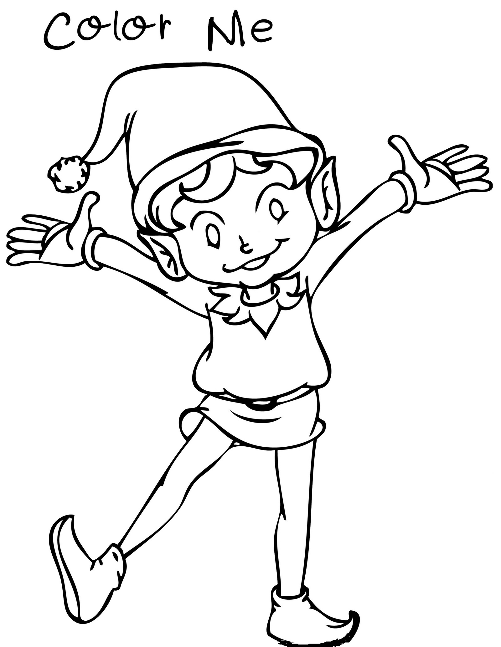 121 Free Elf Coloring Pages For Kids Printable 105