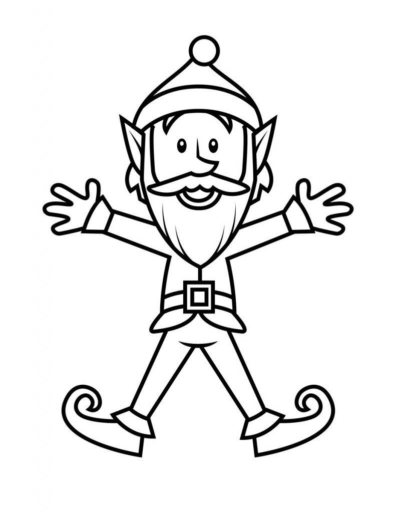 121 Free Elf Coloring Pages For Kids Printable 108