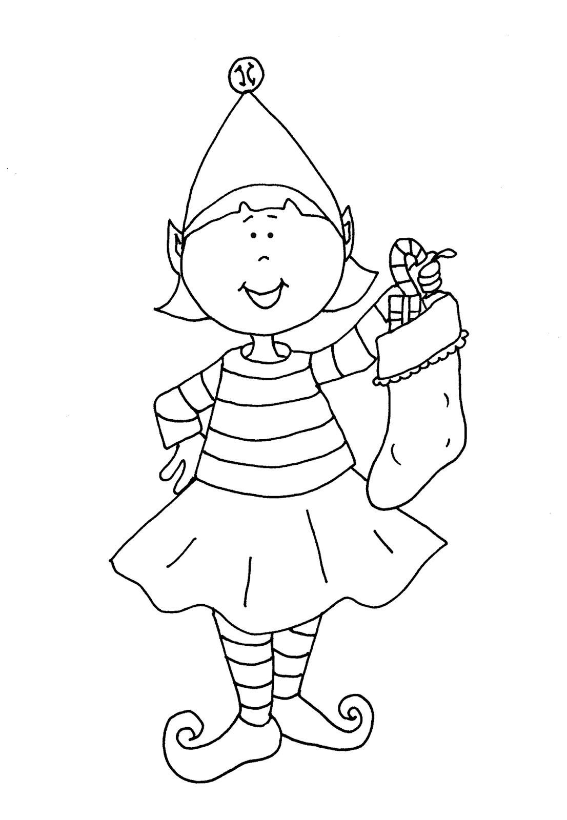 121 Free Elf Coloring Pages For Kids Printable 113