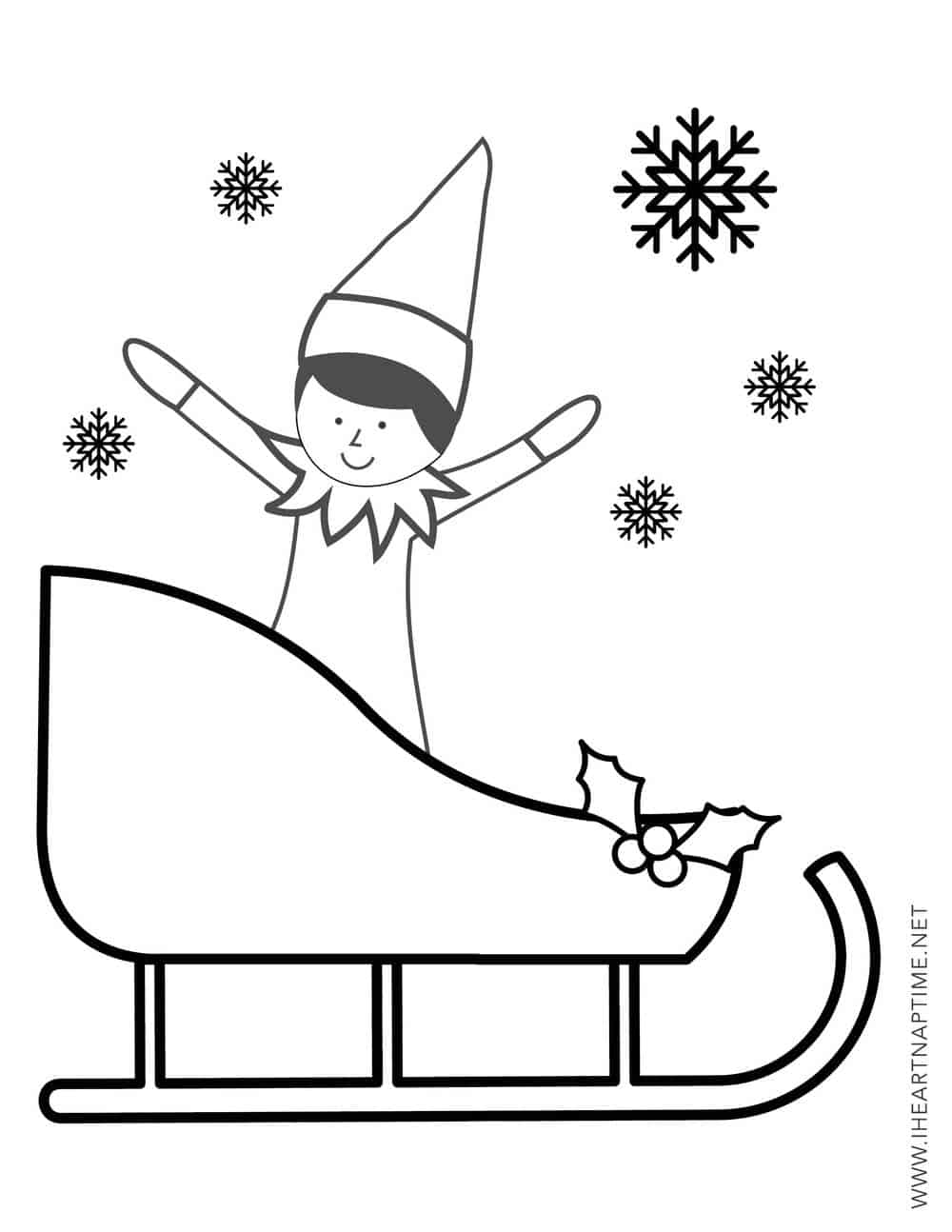 121 Free Elf Coloring Pages For Kids Printable 115