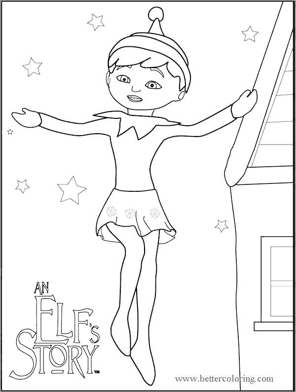 121 Free Elf Coloring Pages For Kids Printable 121