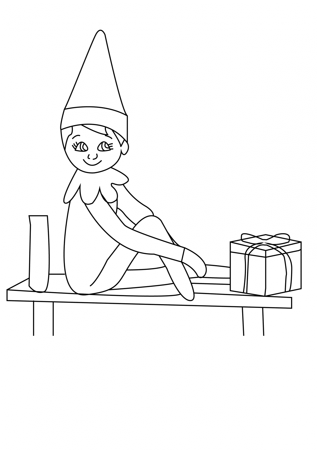 121 Free Elf Coloring Pages For Kids Printable 13