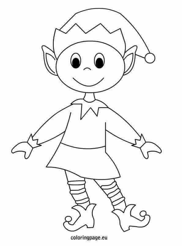 121 Free Elf Coloring Pages For Kids Printable 16