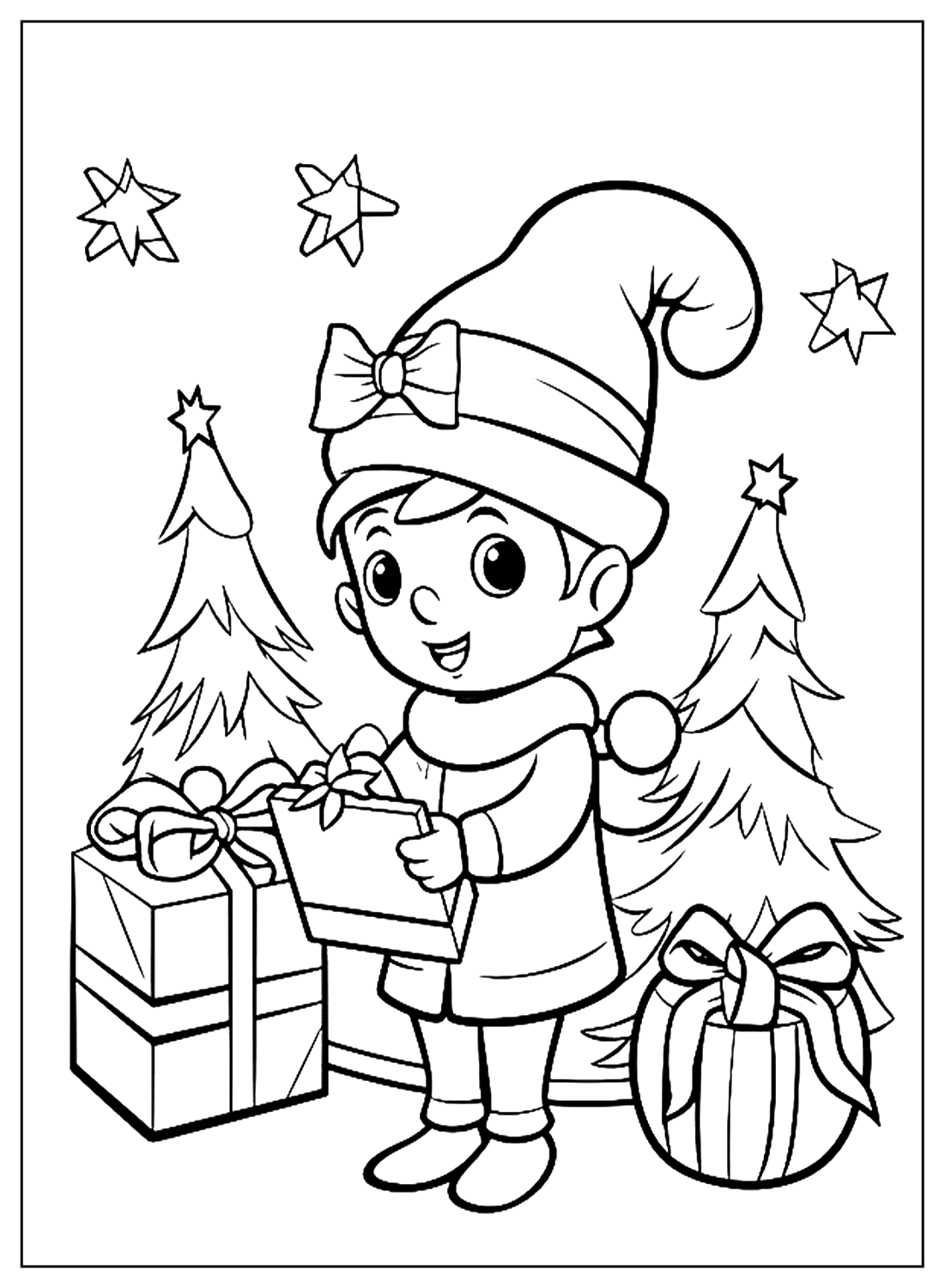 121 Free Elf Coloring Pages For Kids Printable 17