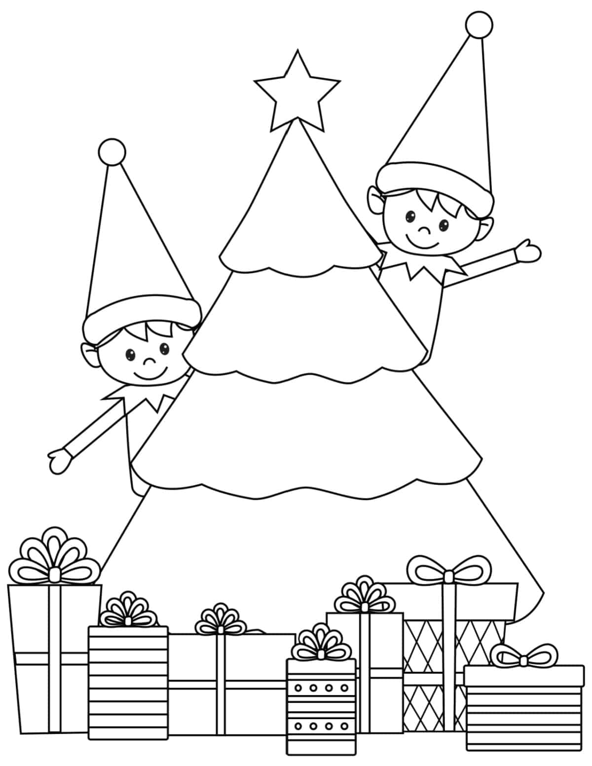 121 Free Elf Coloring Pages For Kids Printable 19