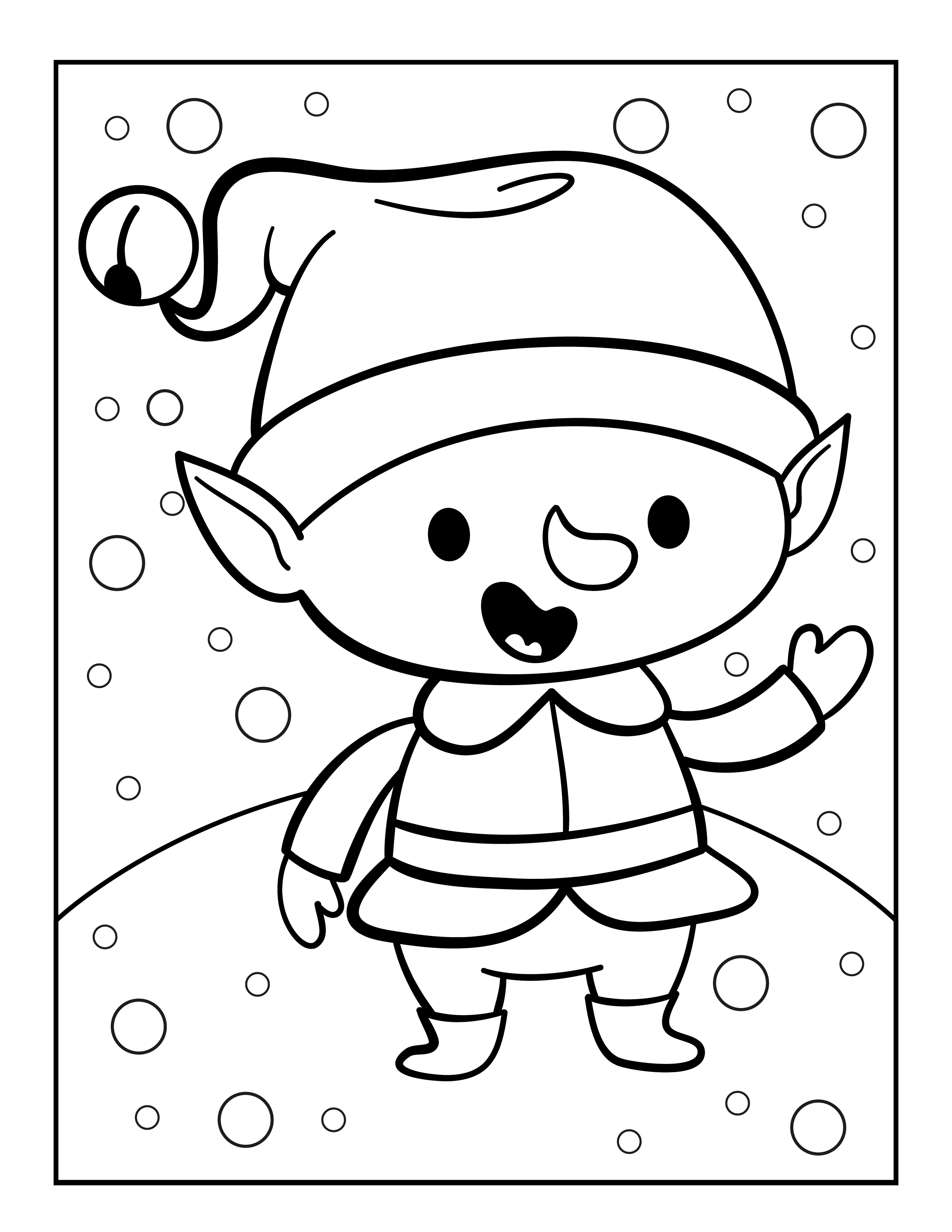 121 Free Elf Coloring Pages For Kids Printable 25