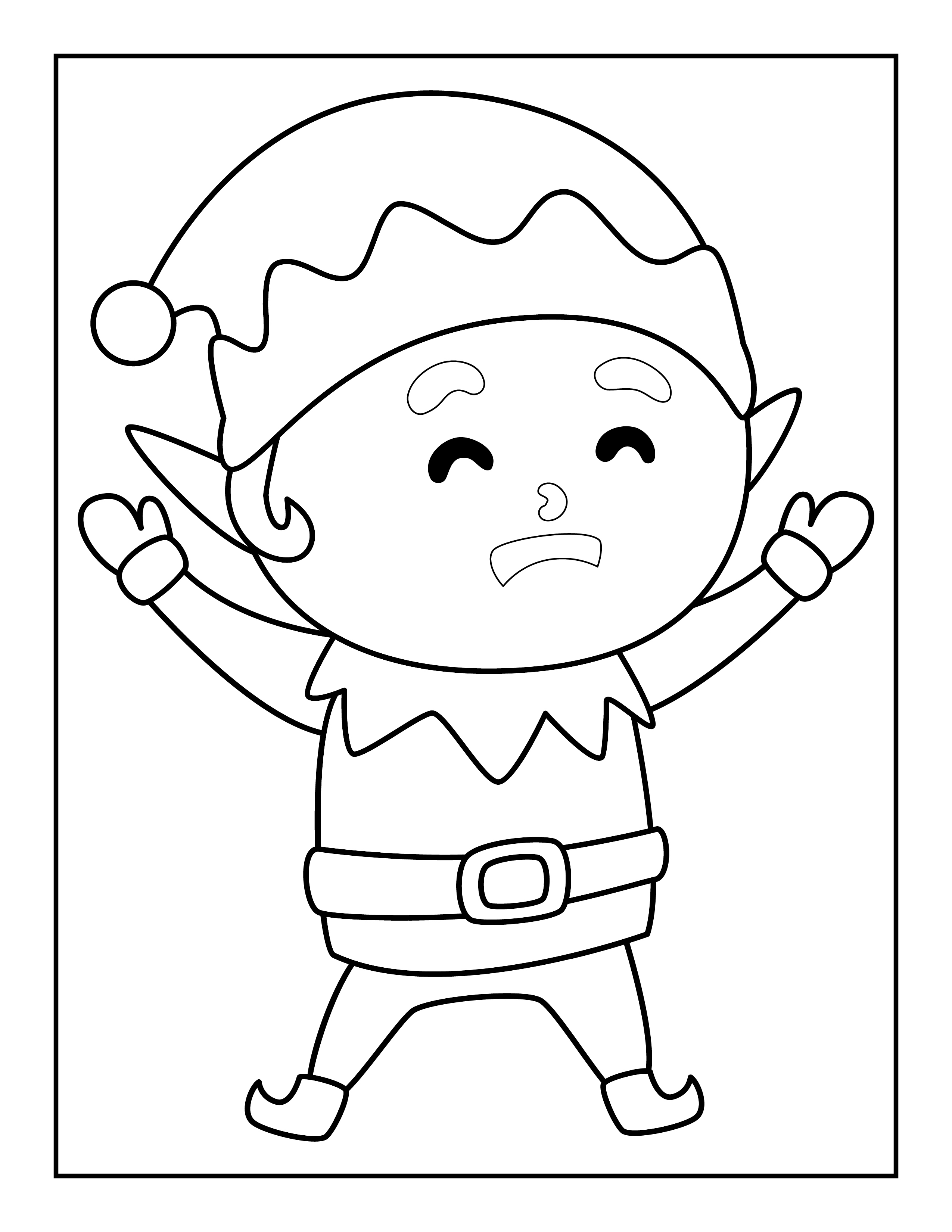 121 Free Elf Coloring Pages For Kids Printable 30