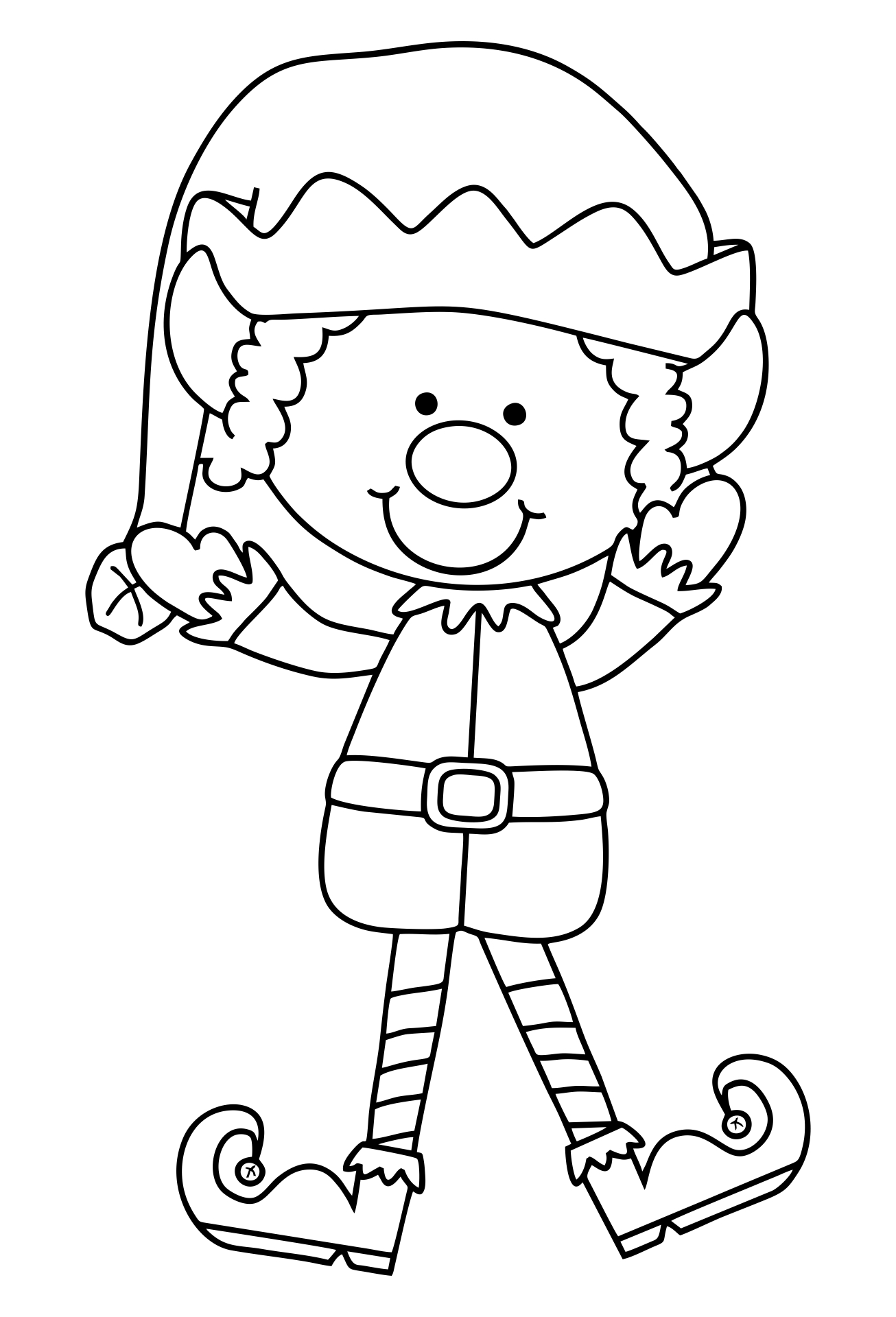 121 Free Elf Coloring Pages For Kids Printable 31