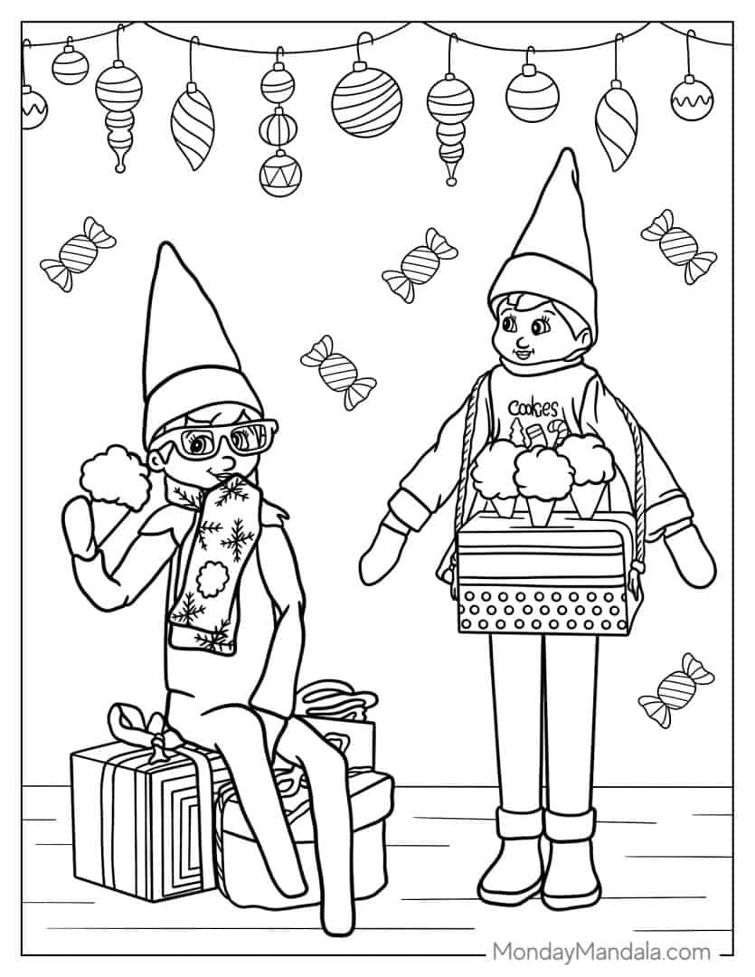 121 Free Elf Coloring Pages For Kids Printable 35