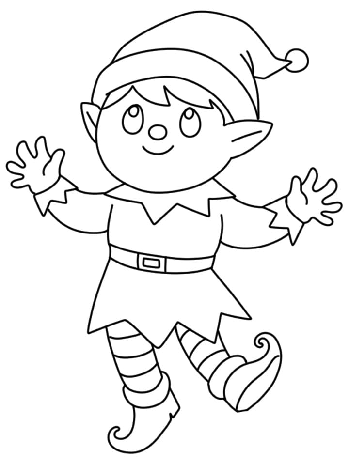 121 Free Elf Coloring Pages For Kids Printable 36