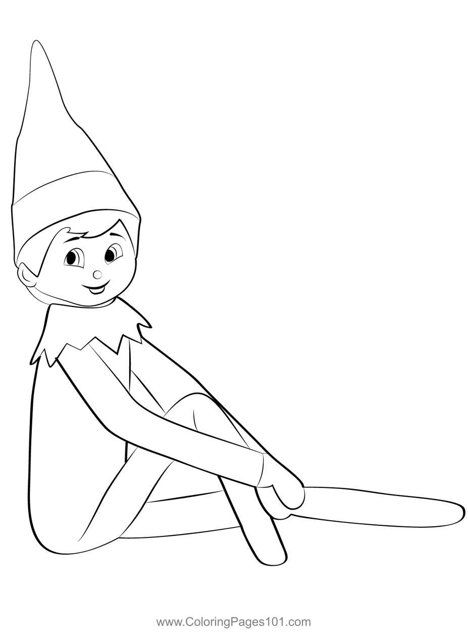 121 Free Elf Coloring Pages For Kids Printable 37