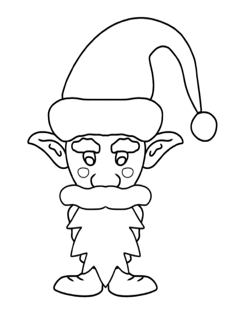 121 Free Elf Coloring Pages For Kids Printable 39