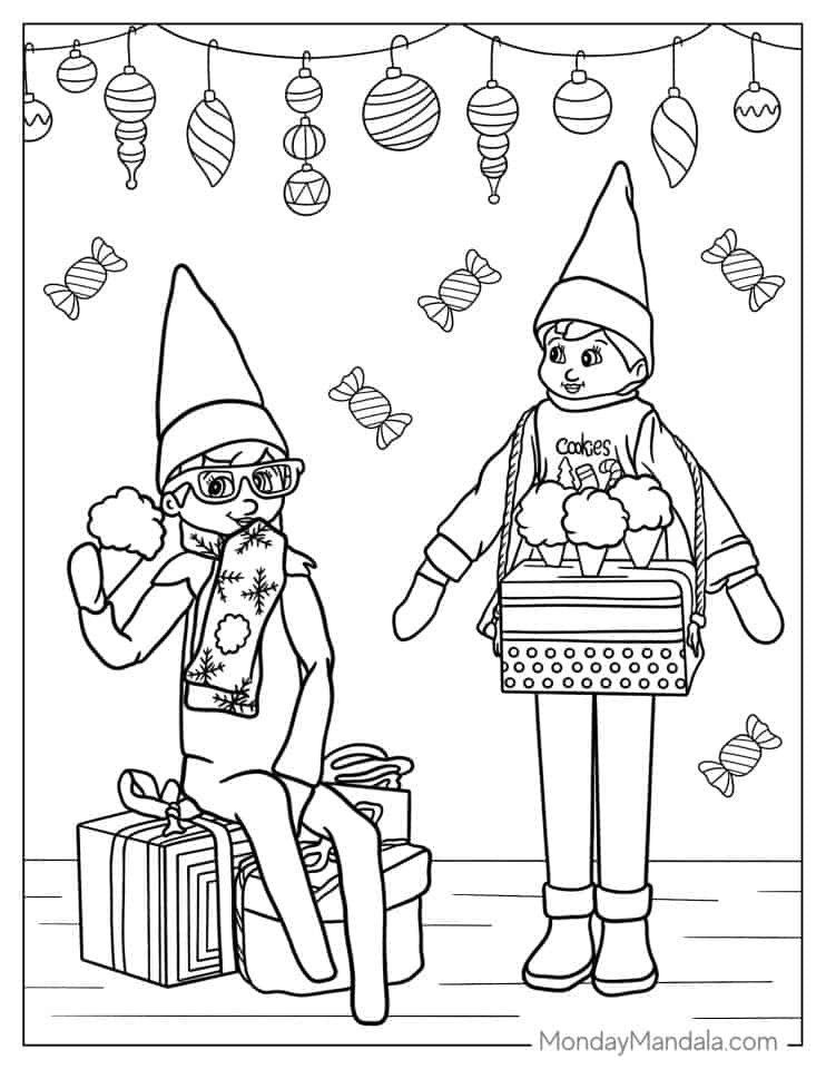 121 Free Elf Coloring Pages For Kids Printable 41