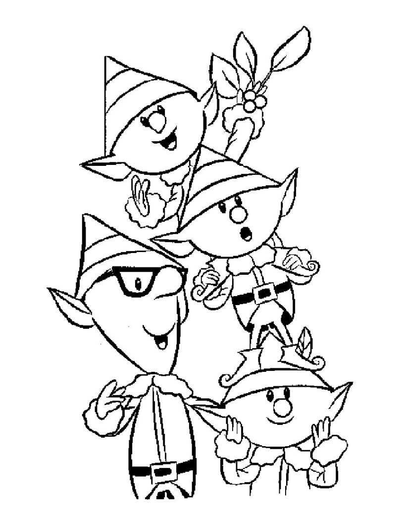 121 Free Elf Coloring Pages For Kids Printable 44