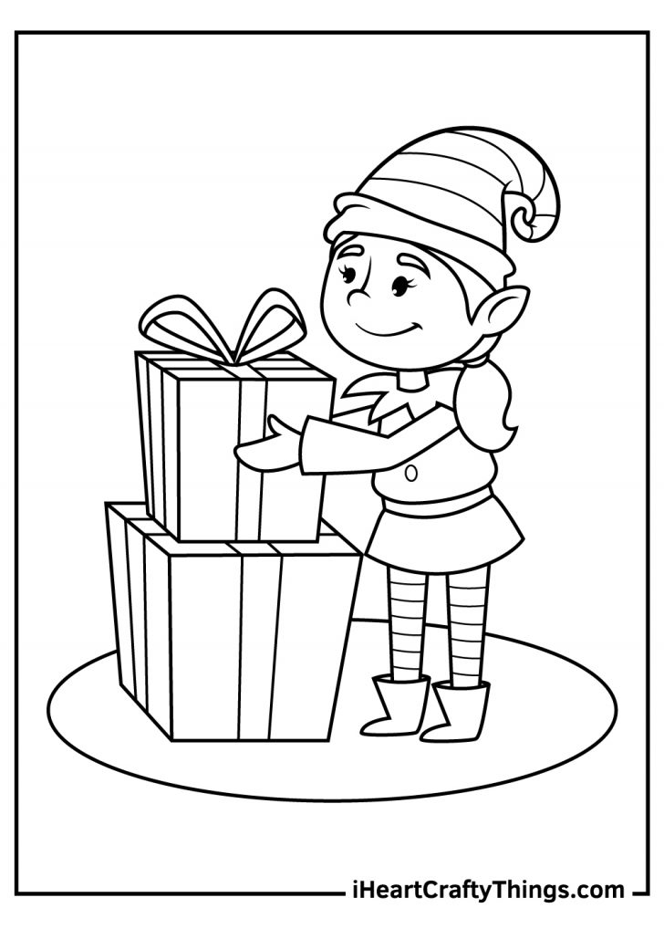 121 Free Elf Coloring Pages For Kids Printable 52