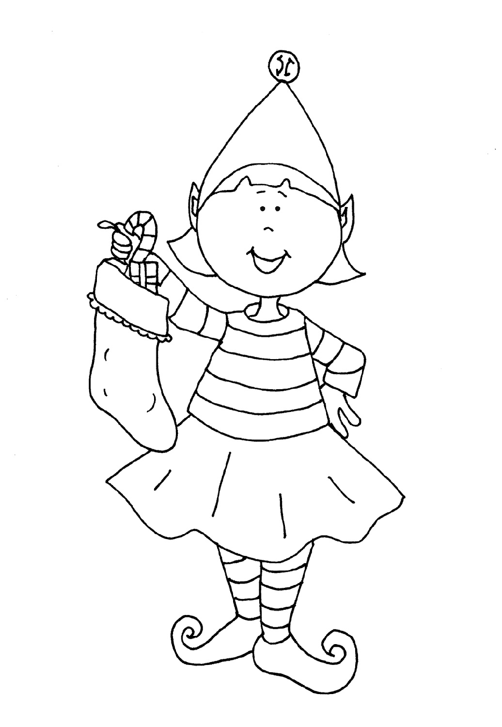 121 Free Elf Coloring Pages For Kids Printable 58