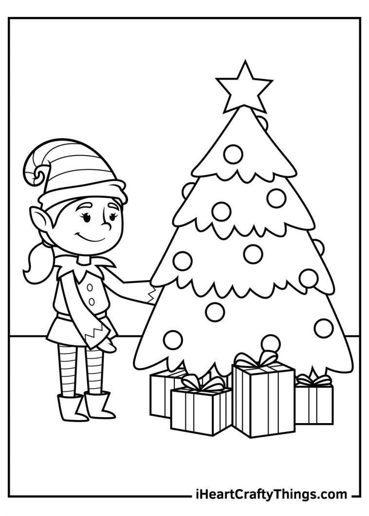 121 Free Elf Coloring Pages For Kids Printable 62