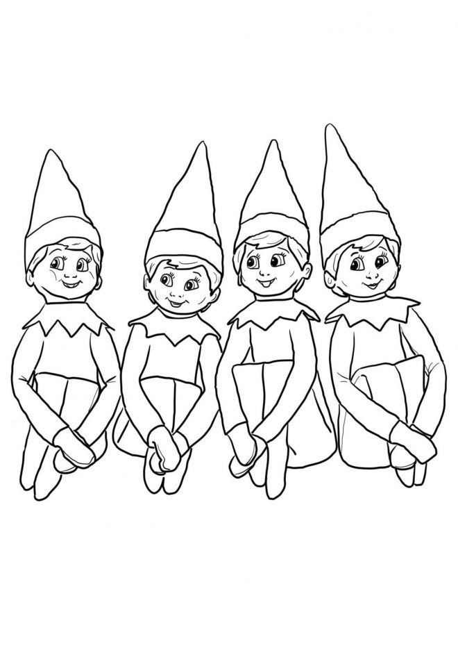 121 Free Elf Coloring Pages For Kids Printable 63