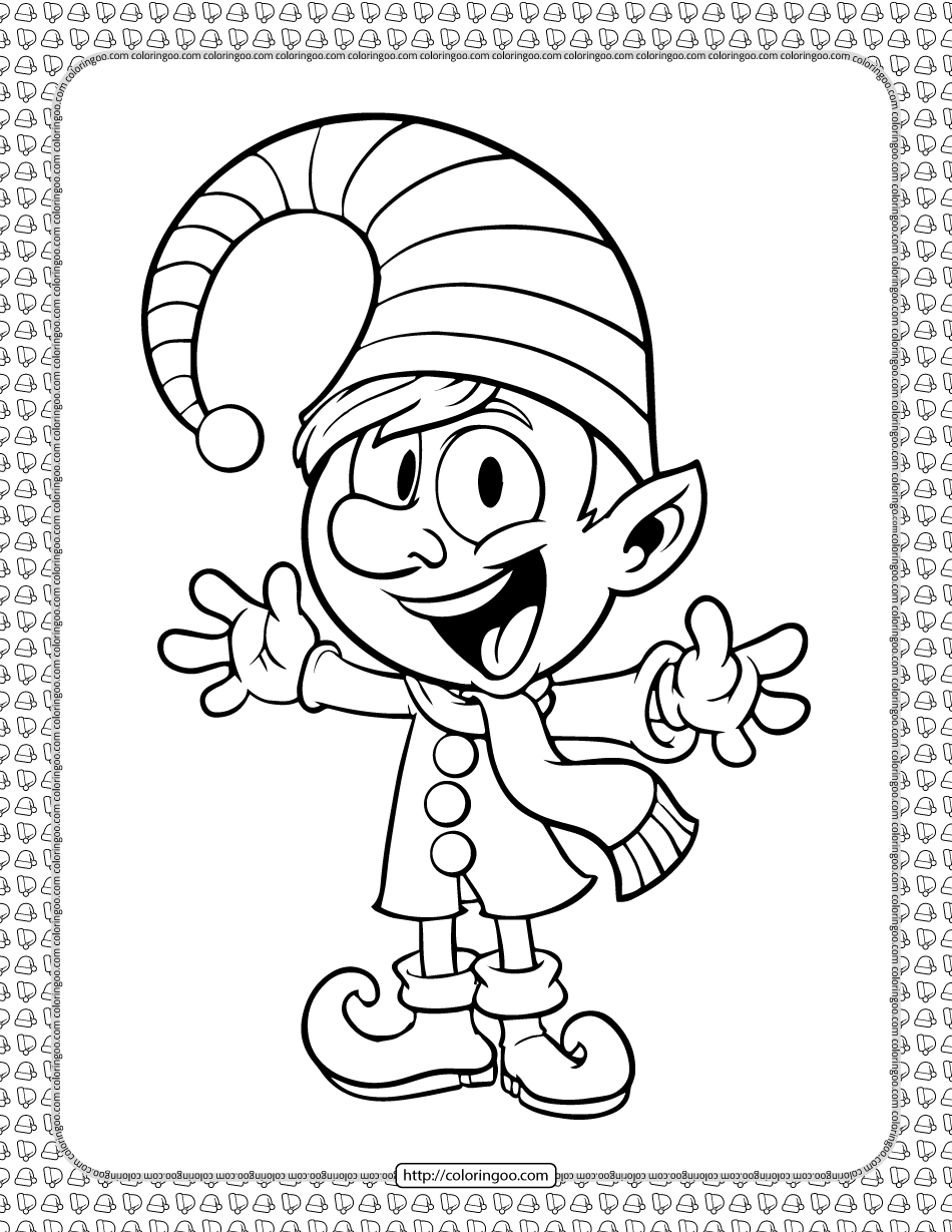 121 Free Elf Coloring Pages For Kids Printable 65