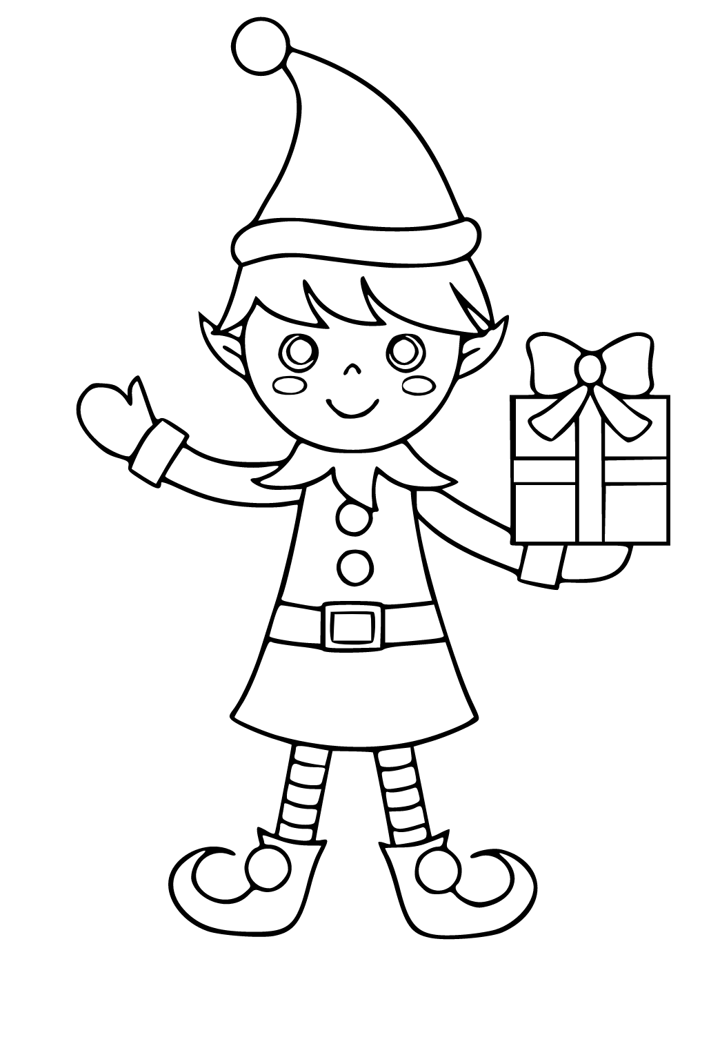 121 Free Elf Coloring Pages For Kids Printable 71