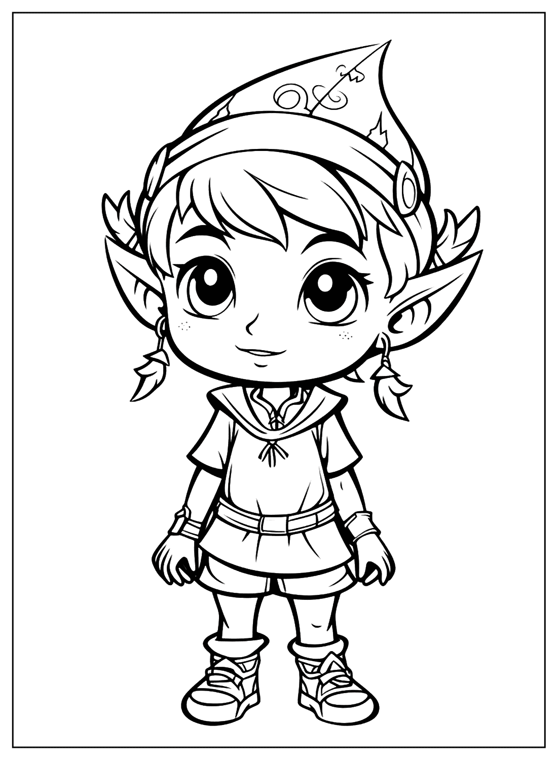 121 Free Elf Coloring Pages For Kids Printable 73