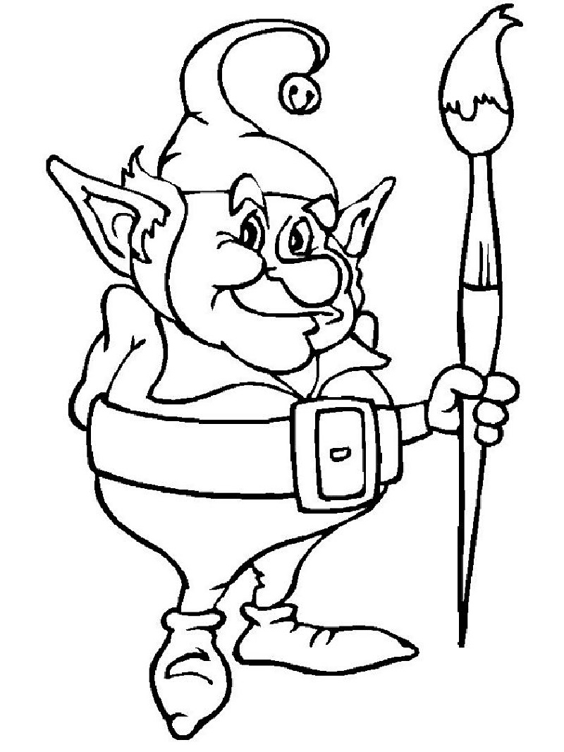 121 Free Elf Coloring Pages For Kids Printable 75