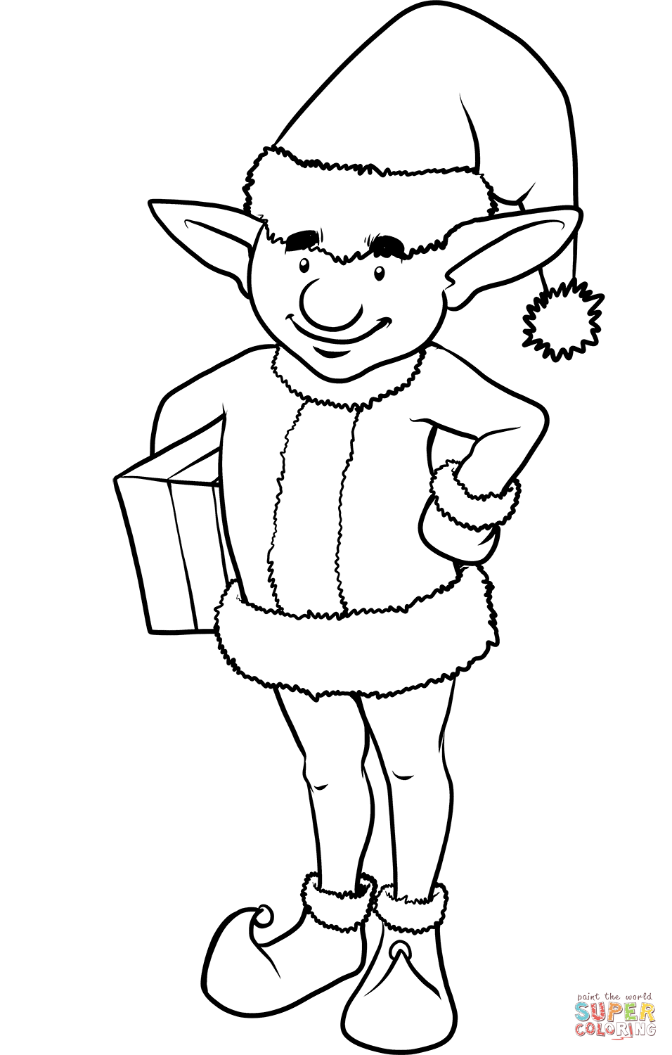 121 Free Elf Coloring Pages For Kids Printable 76