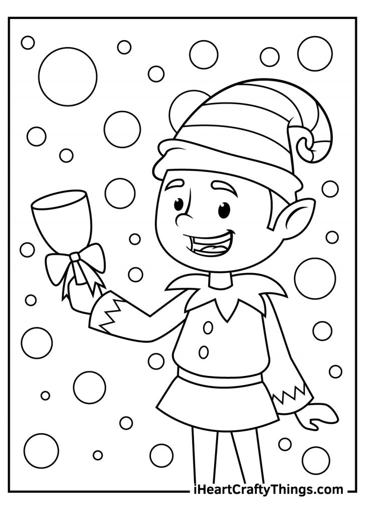 121 Free Elf Coloring Pages For Kids Printable 8