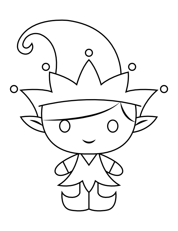 121 Free Elf Coloring Pages For Kids Printable 81