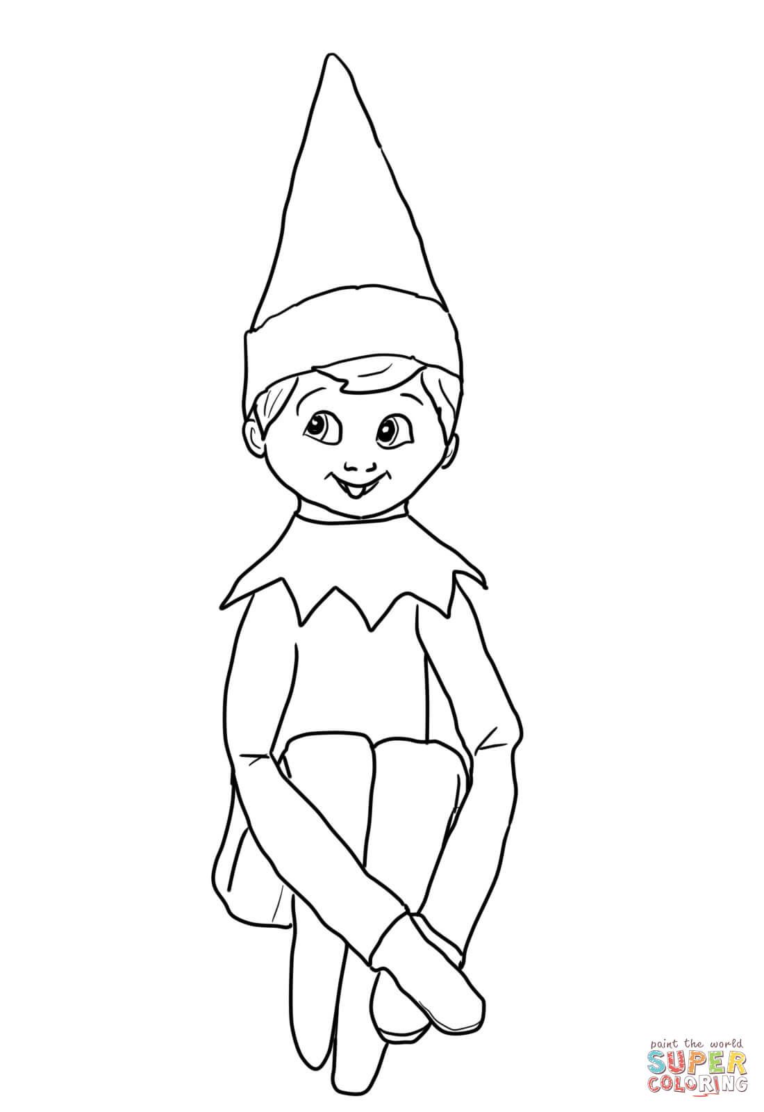 121 Free Elf Coloring Pages For Kids Printable 85