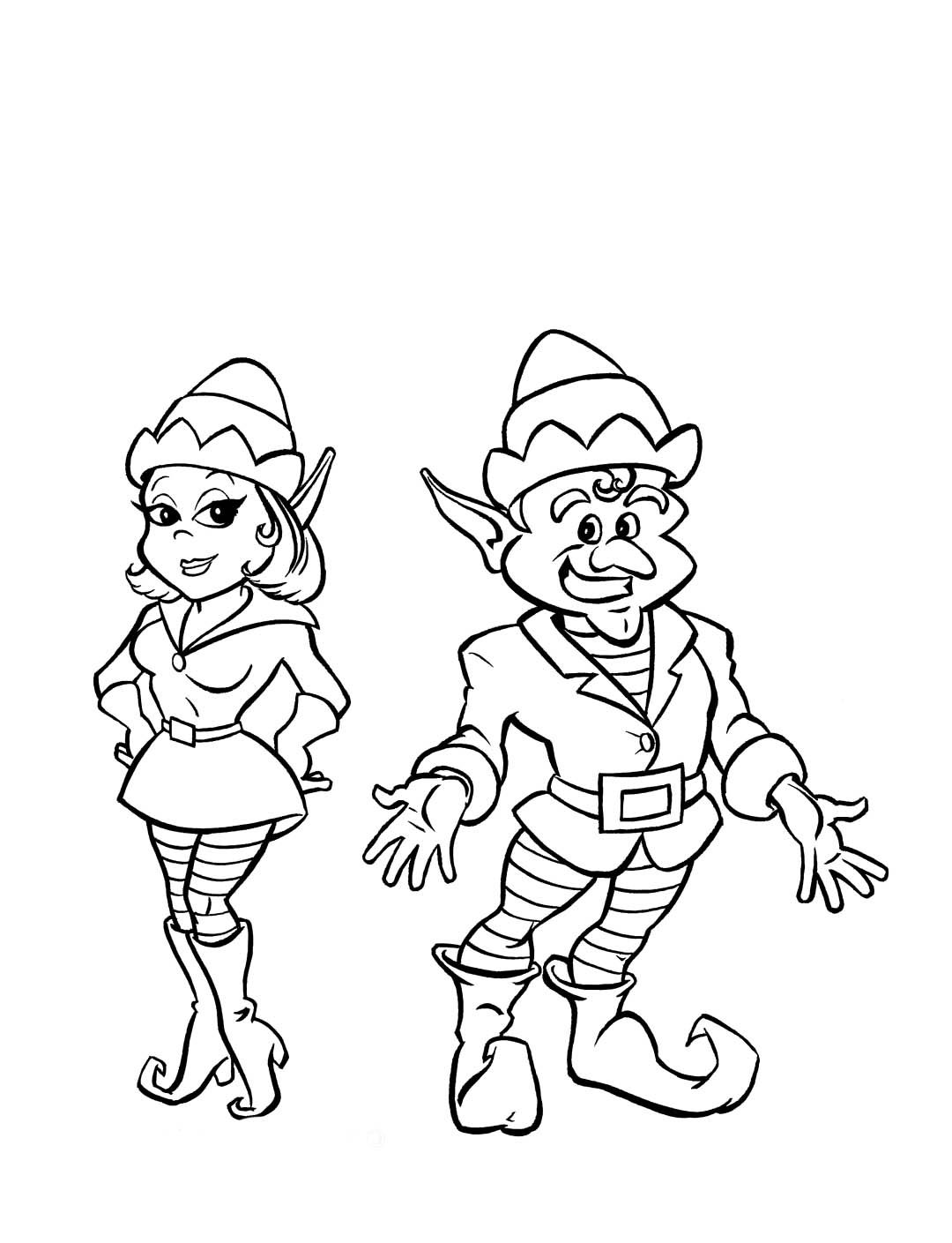 121 Free Elf Coloring Pages For Kids Printable 86