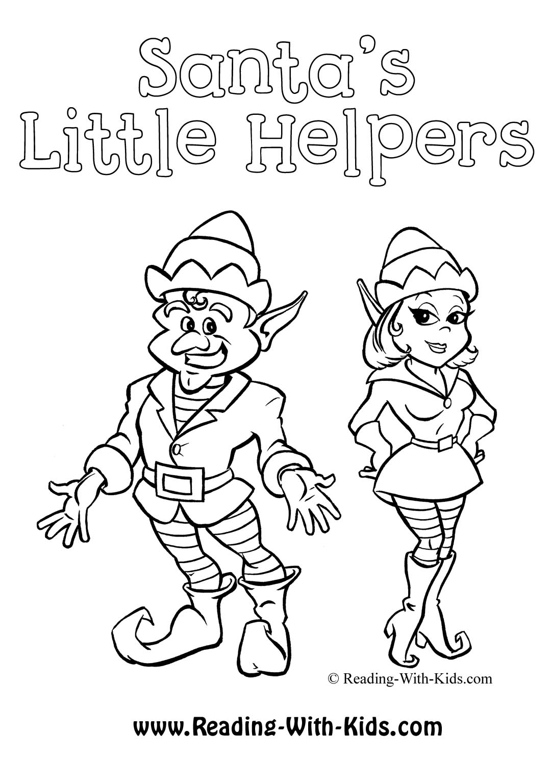 121 Free Elf Coloring Pages For Kids Printable 87