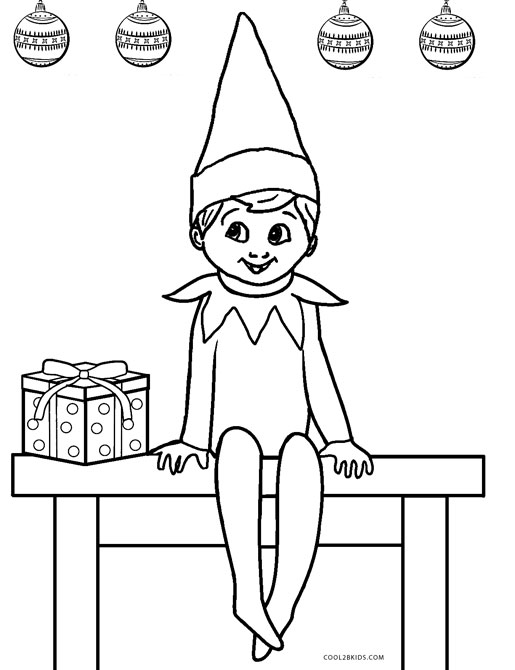 121 Free Elf Coloring Pages For Kids Printable 96