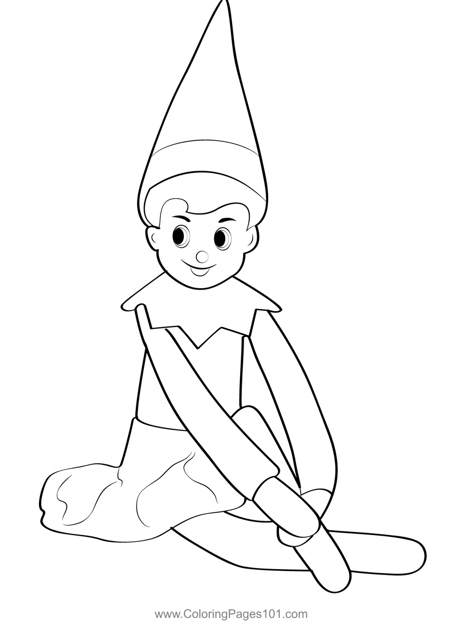 121 Free Elf Coloring Pages For Kids Printable 97