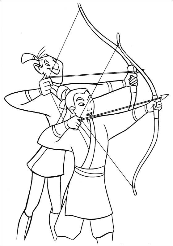 123 Archery Coloring Pages Printable 10