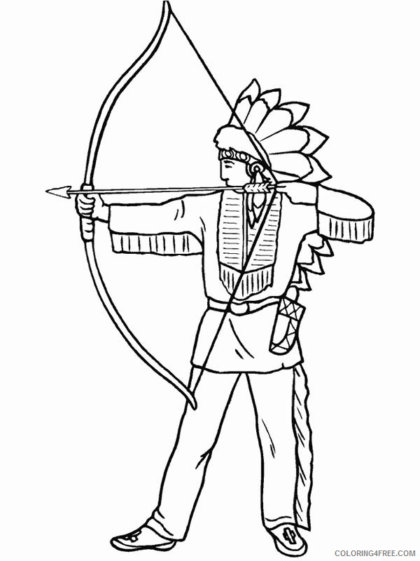 123 Archery Coloring Pages Printable 55