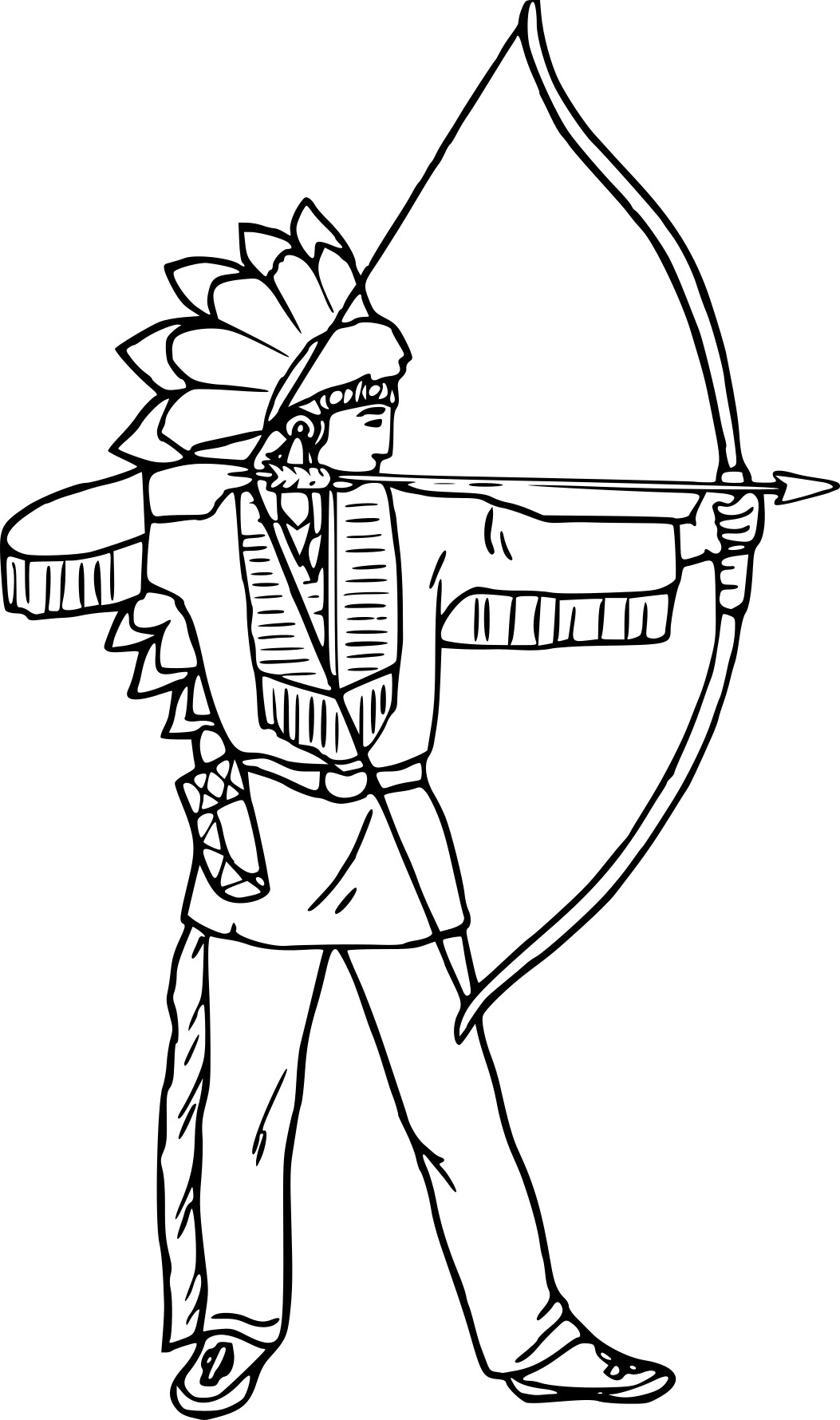 123 Archery Coloring Pages Printable 84