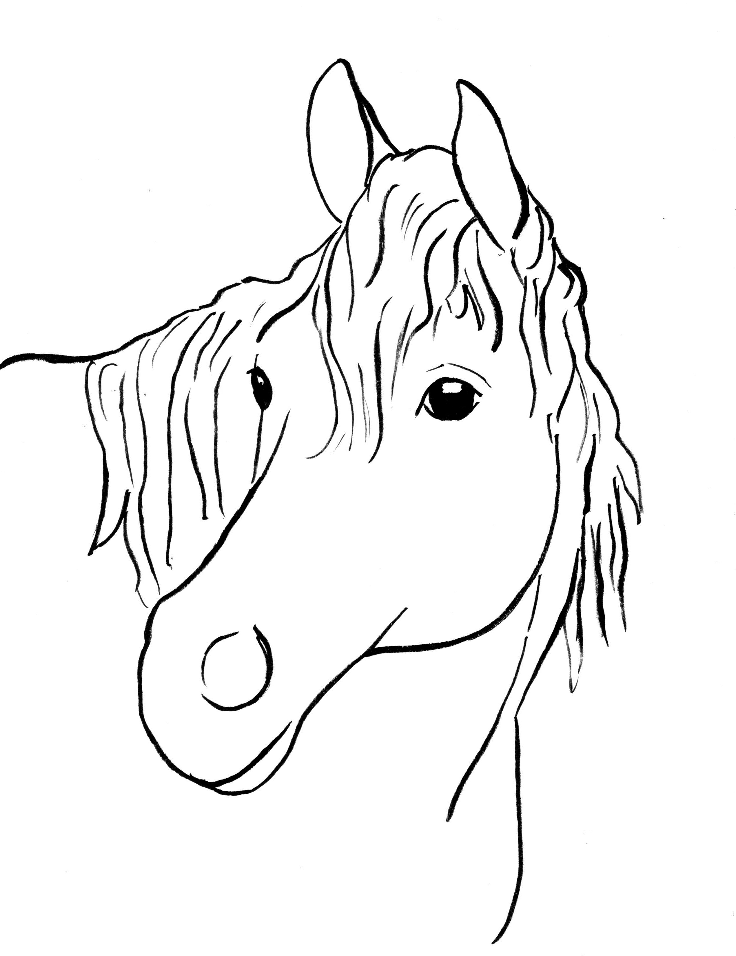 133 Free Horse Coloring Pages for Kids Printable 105