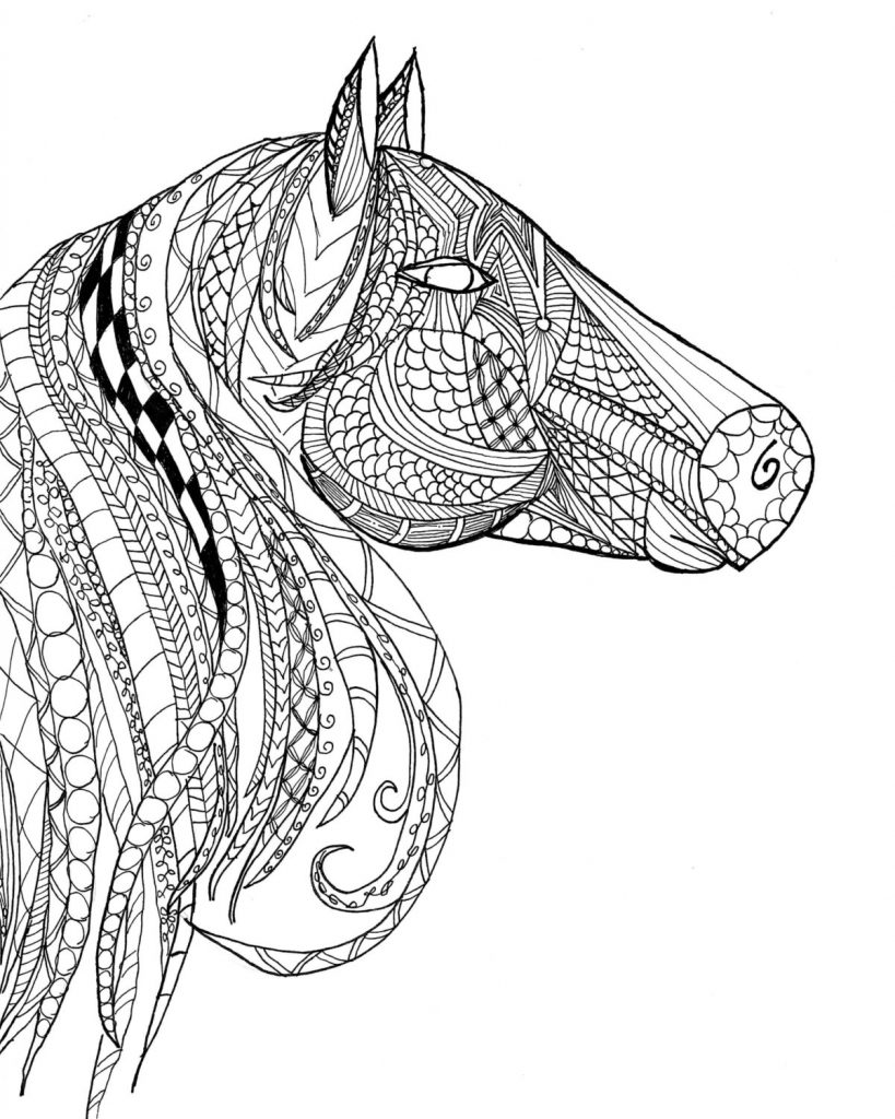 133 Free Horse Coloring Pages for Kids Printable 109