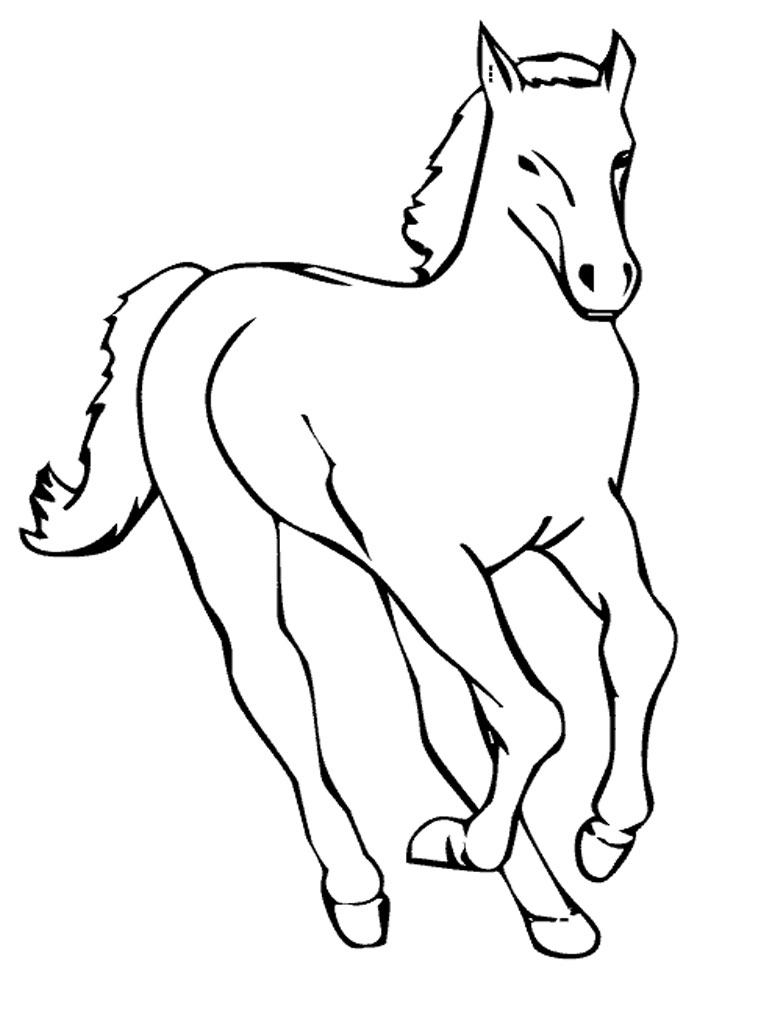 133 Free Horse Coloring Pages for Kids Printable 115