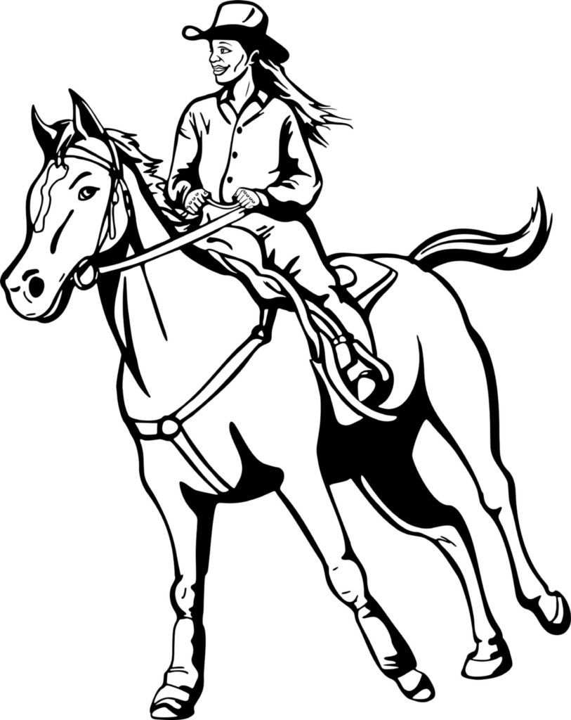 133 Free Horse Coloring Pages for Kids Printable 116