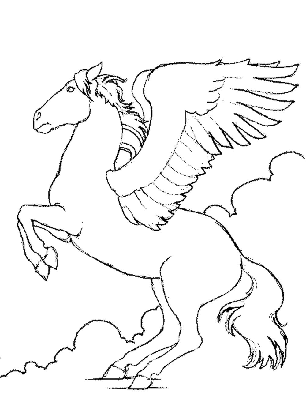 133 Free Horse Coloring Pages for Kids Printable 117