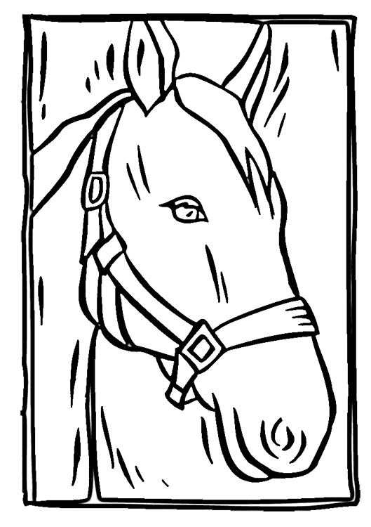 133 Free Horse Coloring Pages for Kids Printable 127