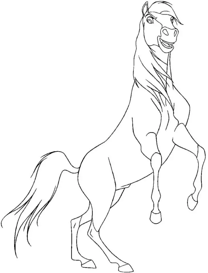 133 Free Horse Coloring Pages for Kids Printable 129