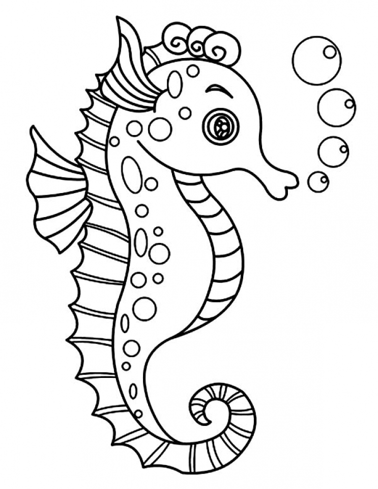 133 Free Horse Coloring Pages for Kids Printable 17