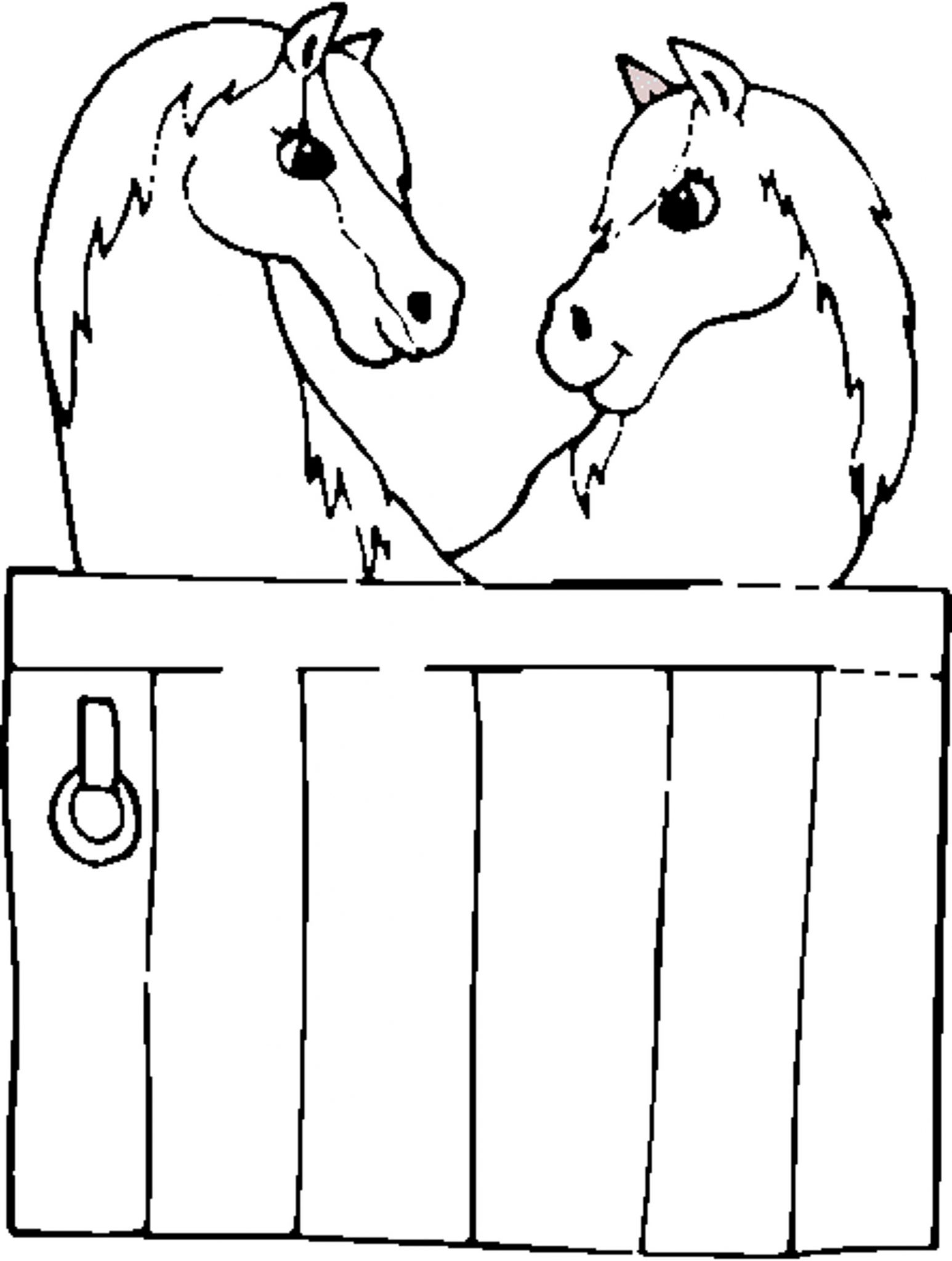 133 Free Horse Coloring Pages for Kids Printable 18